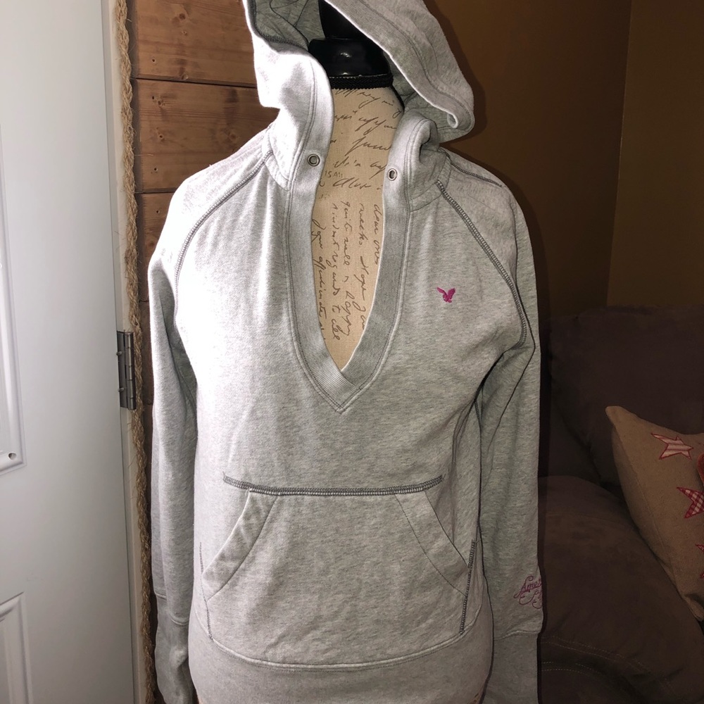 American Eagle Deep V Hoodie